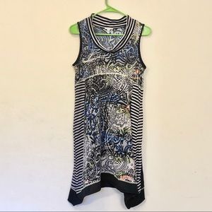 Size Medium Linea Domani Sleeveless Dress B3